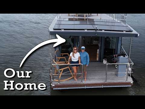 Living In Our Floating Home Next To Million Dollar Mansions!