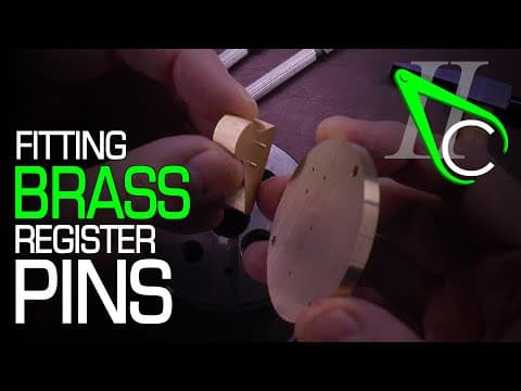 Fitting Brass Register Pins