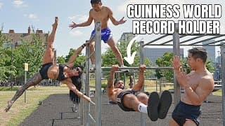 I Tried Calisthenics For Muay Thai With A Guinness World Record Holder🏅