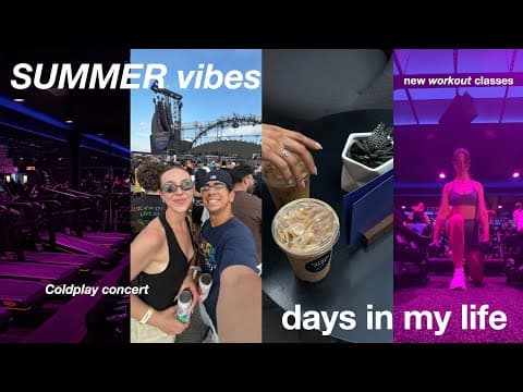 The Ultimate Summer Vlog: Concerts, Trying New Workout Classes, Home Organization, Aerie Haul