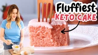 Adding This Makes This Keto Cake So Fluffy!!