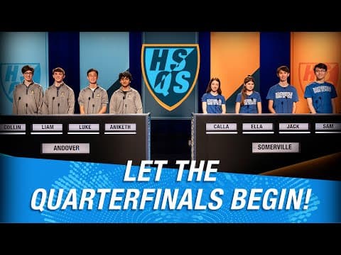 Quarterfinals Begin! | Andover Vs. Somerville | Quarterfinal Match 1 | Season 16