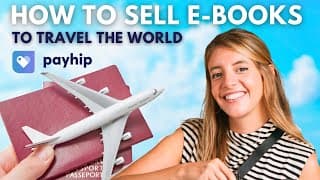 How I Make Money Traveling The World Selling Ebooks | Payhip Tutorial