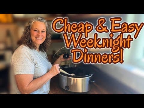 Frugal Meals Your Family Will Love! #slowcooker #cookingvlog #akleur