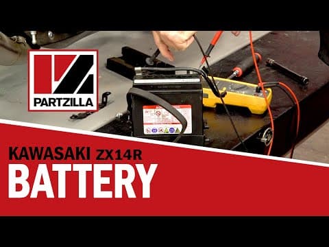 Kawasaki Zx-14 Battery Removal | Zx-14 Battery Replacement | Battery Location Zx-14 | Partzilla.com