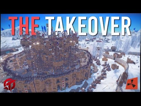 Rust | Taking Over A 1000 Player Zerg Server With Oil Team