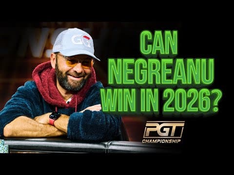 Daniel Negreanu Headlines Epic $1,000,00 Pgt Championship Final Table!
