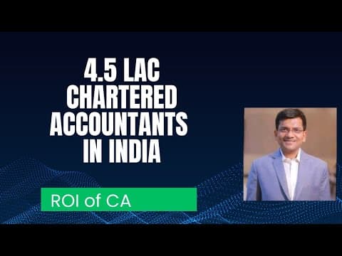 4.5 Lac Chartered Accountants - What Does It Mean For Your Career