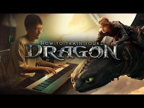 Test Driving Toothless - How To Train Your Dragon (piano Solo Cover)