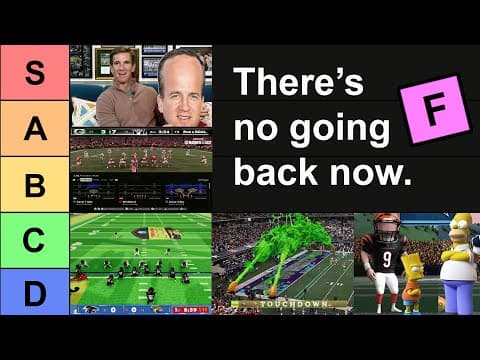 The Weird Alternate Nfl Casts Tier List