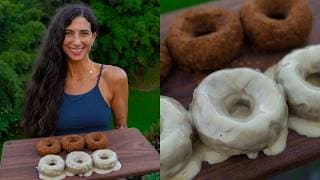 Pumpkin Spice Donuts 🍩🎃 | Raw Vegan, Guilt-free & Indulgent Dessert Recipe (with 2 Glazes!)