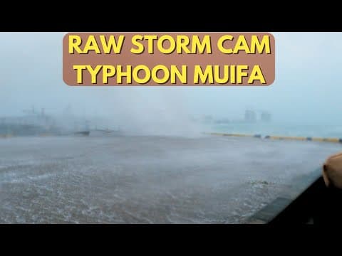 Raging Wind | Storm Surge Waves | Inside Typhoon Muifa