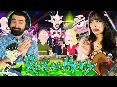 We Watched Rick And Morty Season 5 Episode 5 & 6 For The First Time! Thanksploitation Spectacular