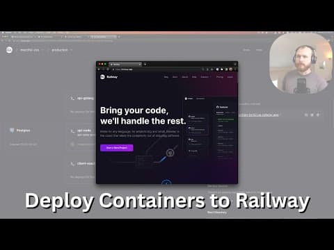 Deploy Containers On Railway (docker Beginner To Pro -- Bonus Video)