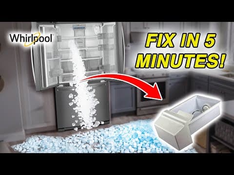 Refrigerator Repair Ice Bin Replacement Whirlpool Wrs315sdht Side By Side