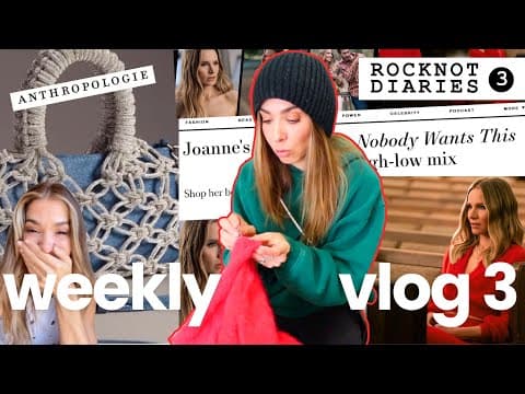 Vlog 3 - How #anthropologie + 'nobody Wants This' Sweater Happened!