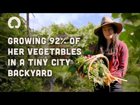 Amazing Permaculture Garden In The City Grows An Abundance Of Food!