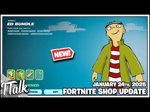 Fortnite Shop *new* Ed, Edd, N Eddy In Fortnite! [january 24th, 2026] (fortnite Chapter 7)
