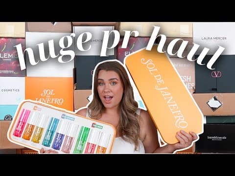 *huge* Beauty Pr Haul + Unboxing!! *summer 2025*