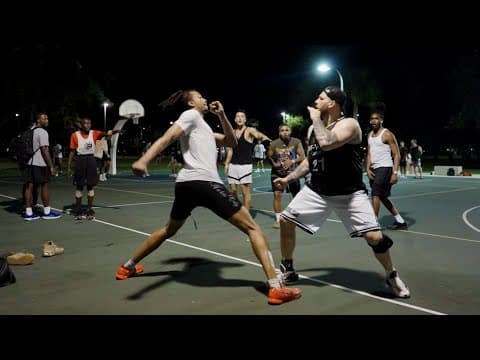 7 Foot Nba Player Threw Hands! Toxic Park Run!