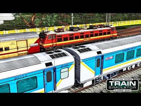 Gita Jayanti Express Part-3 || Broken Tracks At Ballabhgarh || Heavy Traffic Action