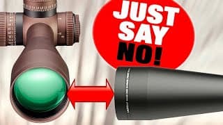 Bigger Ain’t Better, Rifle Scope Objectives