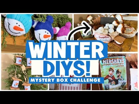 *new* Diy Winter Decor Ideas | Adorable Snow & Winter Crafts | Diy Vintage Campfire Marshmallow Tin