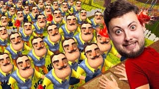 50 Sąsiadów Chce Mnie Złapać W Hello Neighbor! 👨🏻‍🦱