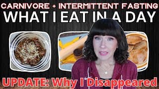 What I Eat In A Day: Carnivore & Intermittent Fasting Combined