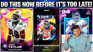 Do This Before It's Too Late! The Best Free Playoff 94 Overalls And More! Playoffs Finale!