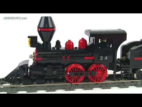 🔄 Lego Custom Steam Train Version 1, 4-4-0 Locomotive Moc From Jan 08, 2014