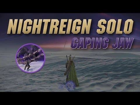 Nightreign Solo: Gaping Jaw Boss Kill Aka Adel, Baron Of Night - Elden Ring