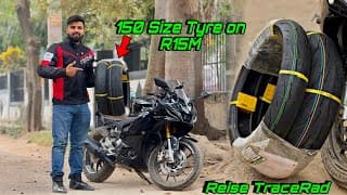 Best Tyres For R15m | Reise Tracerad Tyres | Upgrading Tyre Size Of Vamp 😍