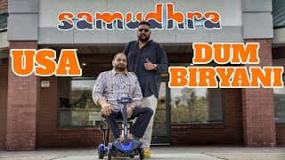 Biryani In Usa | Samudhra Premium Restaurant | Mutton Chicken Biryani | Street Byte | Silly Monks
