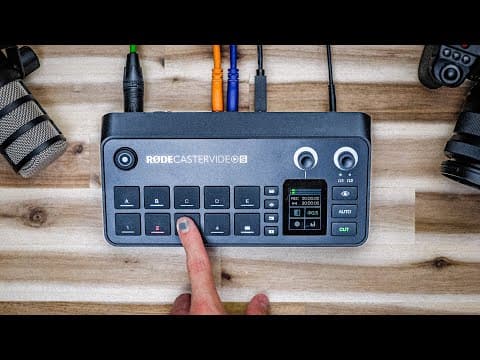 Setting Up A Podcast Is Insanely Easy -- The Rodecaster Video S
