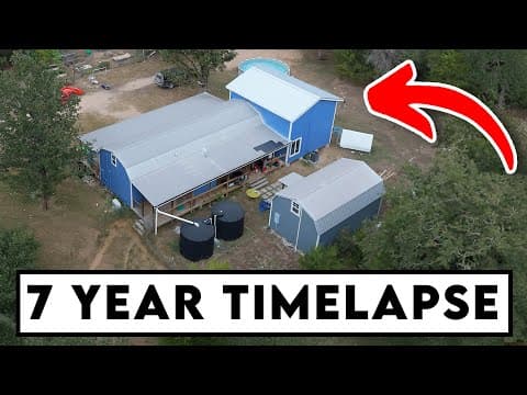 We Started With Nothing… 7 Years Later This Is Our Homestead