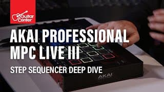 New Akai Professional Mpc Live Iii | Demo Of Step Sequencer & Clip Launching With Andy Mac