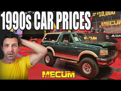 You'll Be Shocked At The Prices Of Cars From The 1990s! - Mecum Auction Day 2