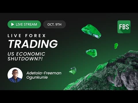 Will The Dollar Crash? Us Unemployment Claims & Shutdown Impact. Live Forex Trading