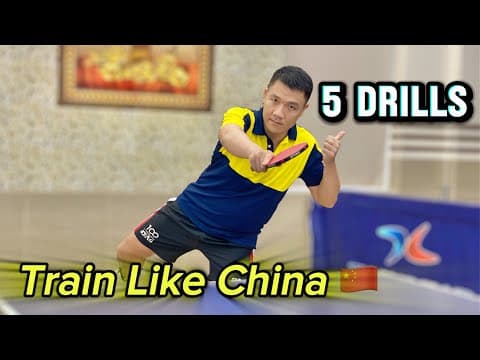 5 Chinese National Team Drills On Power Pong Omega – Tactical Programming Explained!