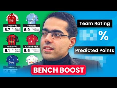 Bench Boost Active! | Bigmanbakar's Gameweek 7 Bench Boost Team Reveal! | Fpl 25/26