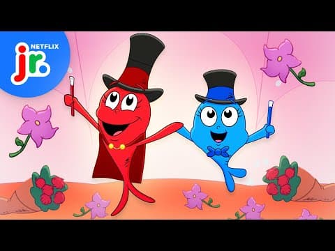 Red & Blue’s Appear and Disappear Magic Show 🪄 Dr. Seuss's Red Fish, Blue Fish | Netflix Jr