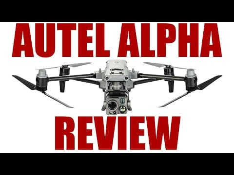 Unboxing The Autel Alpha Drone | Thermal And Night Vision Capabilities (supreme Zoom) #autelrobotics