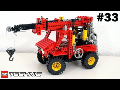 Передвижной Лего Техник Кран 8854 1989 Года: Легенды Lego Technic – Обзор №33