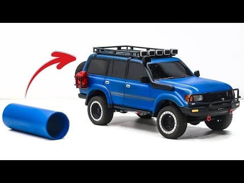 Handmade Rc Car From Pvc Pipe.