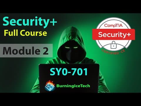 Comptia Security+ Full Course For Beginners - Module 2 - Comparing Threat Types