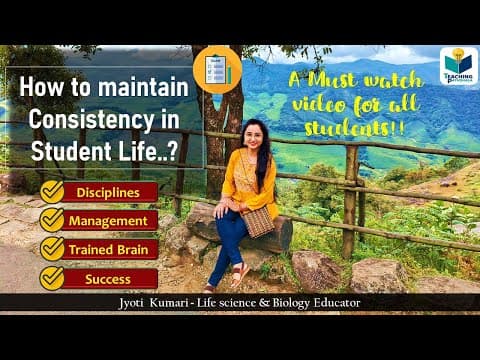 How To Maintain Consistency In Student Life?? (work Life) || Guidance Session || Must Watch