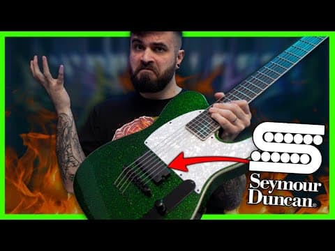 Stupidly Heavy Pickups!! (seymour Duncan Mortalcoil 7 String Demo)