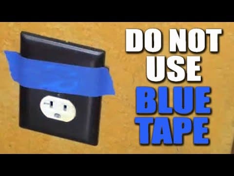 Blue Tape Is Not What You Were Told!
