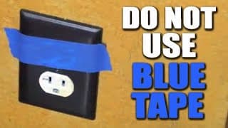 Blue Tape Is Not What You Were Told!